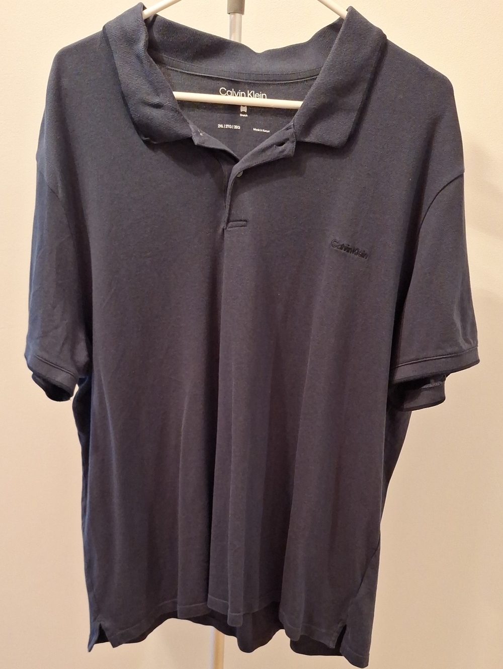 Calvin Klein Men's Navy Blue Polo Shirt